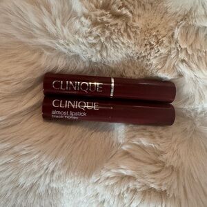 2 tubes Clinique Almost Lipstick in Deep Honey. New